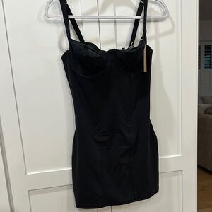 SKIMS Black Mini Dress